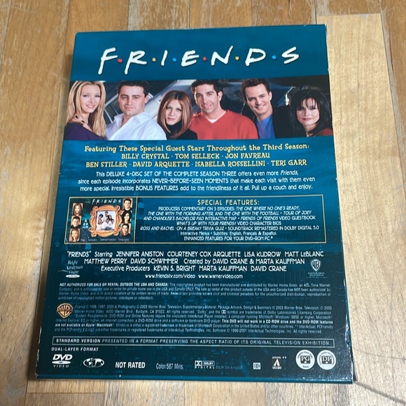 Friends season 3 dvd box set - Picture 2 of 4